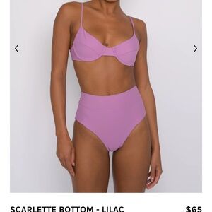 Skatie Scarlette swim bottoms. Color is Lilac. Size small. BRAND NEW WITH TAGS!